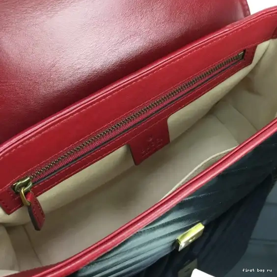 First bag ru small Gucci handle GG Marmont bag top 0525